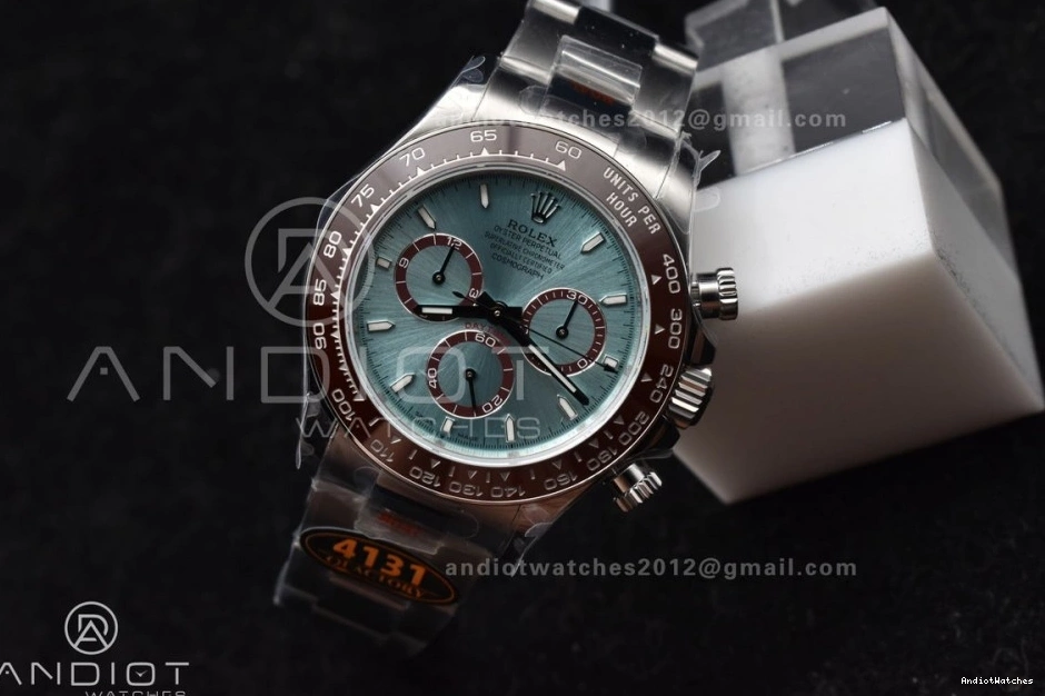 QF Daytona Braclet on 126506 Dial Stick YG V 1:1 Best Edition Breathable Ice Marker SS 791 SH4131 Blue 0814